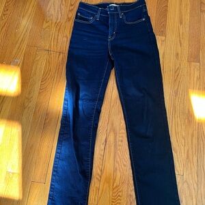 Levi's Women's Navy Straight Leg Jeans